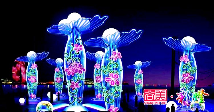 夏夜燈光璀璨，自貢燈會(huì)閃亮新疆伊犁